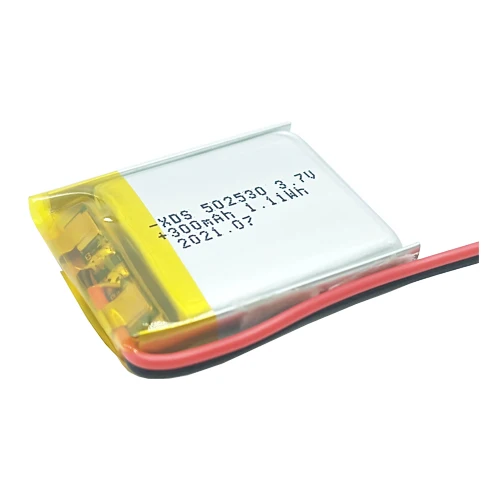 rechargeable lithium polymer ion  3.7v lipo battery cells 300mAh 502530