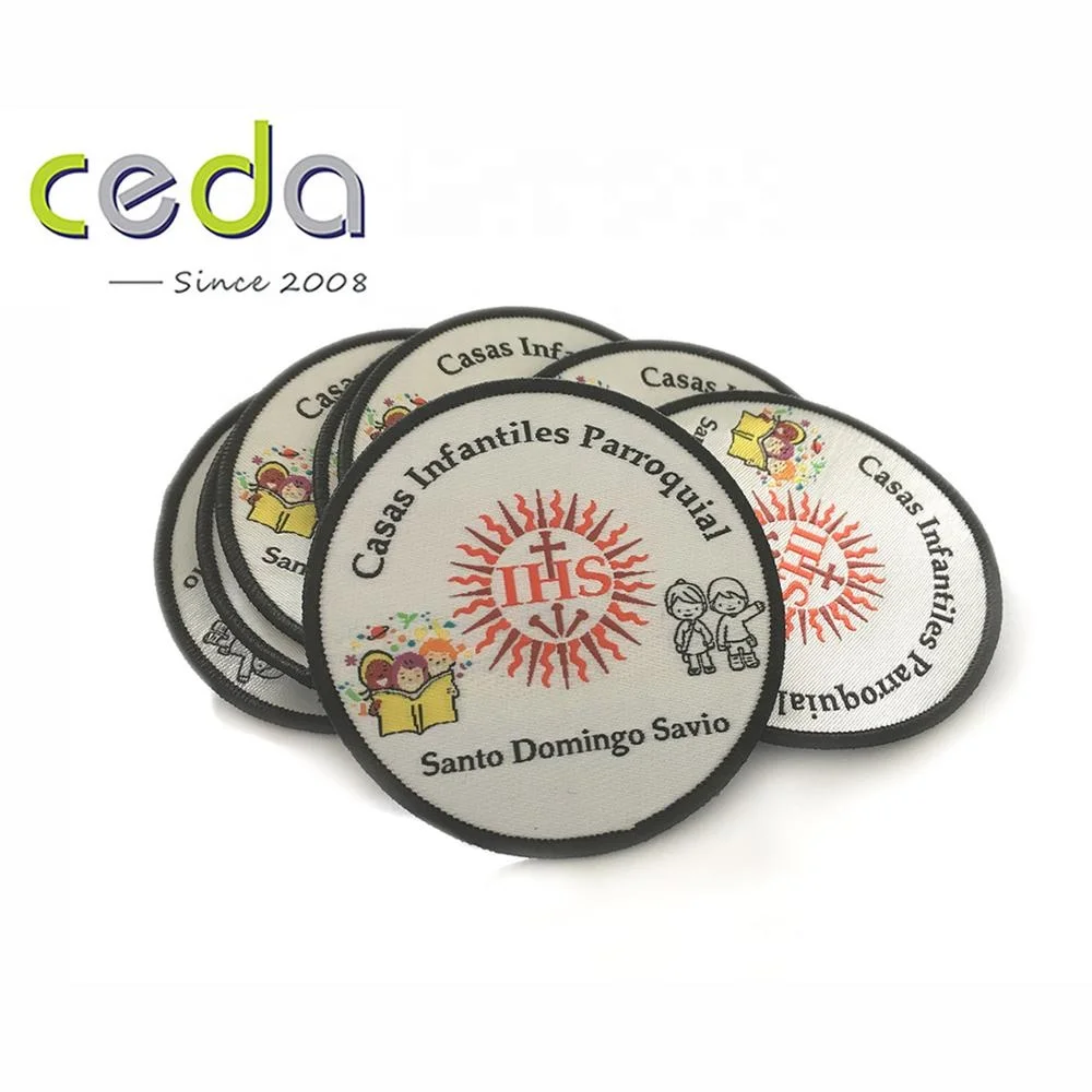 Customized shape Woven Patch