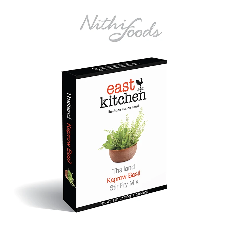 Thailand Popular Dish  Kaprow (Basil) Stir Fry Mix Powder with GMP ISO14001 and OHSAS18001 Certified