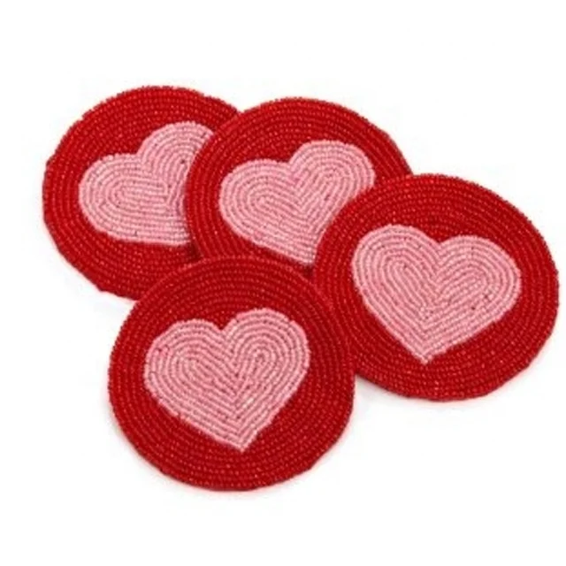 Hot Selling Wedding Party Beaded Tables Mats and Coasters