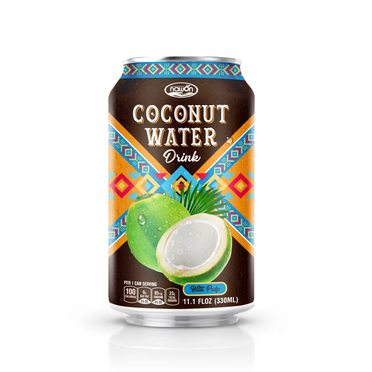  330ml NAWON Canned Pomegranate organic coconut water thailand Natural sports drink Export