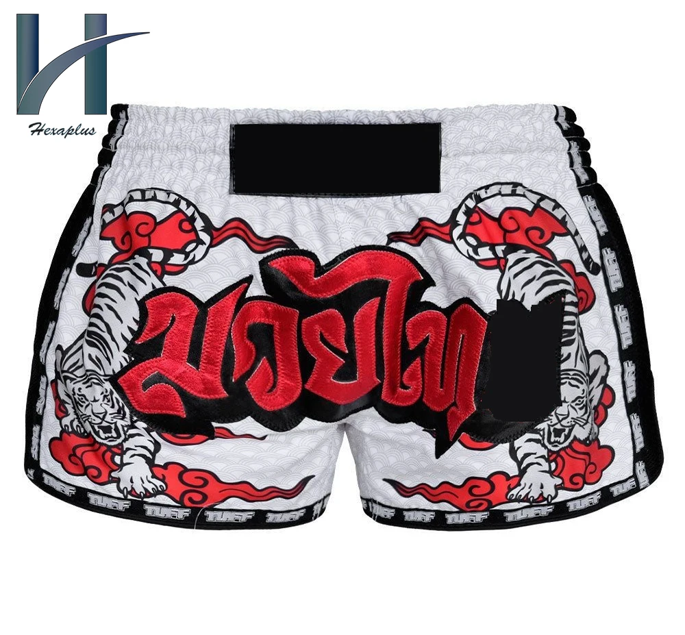 High stretch Martial Arts grappling Kickboxing jiu jitsu BJJ Fight Muay Thai Custom Sublimation MMA short Boxing Shorts