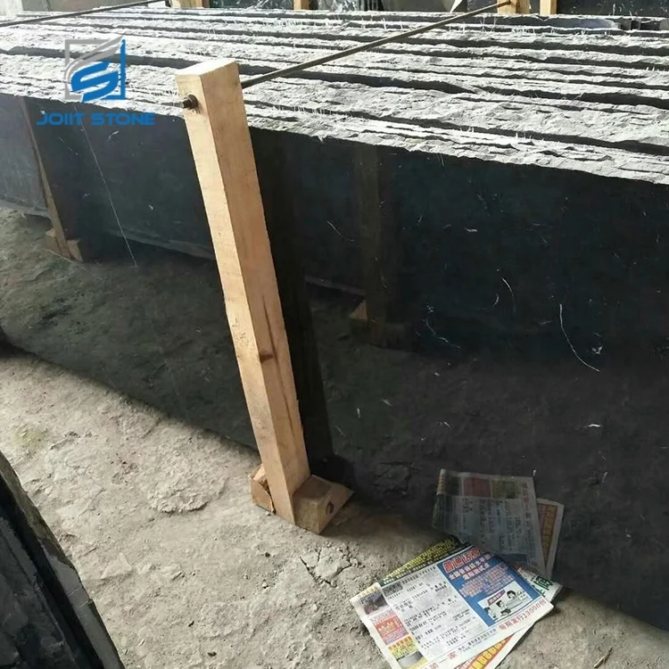 Hot Selling Nero Marquina Black Marble Small Slabs