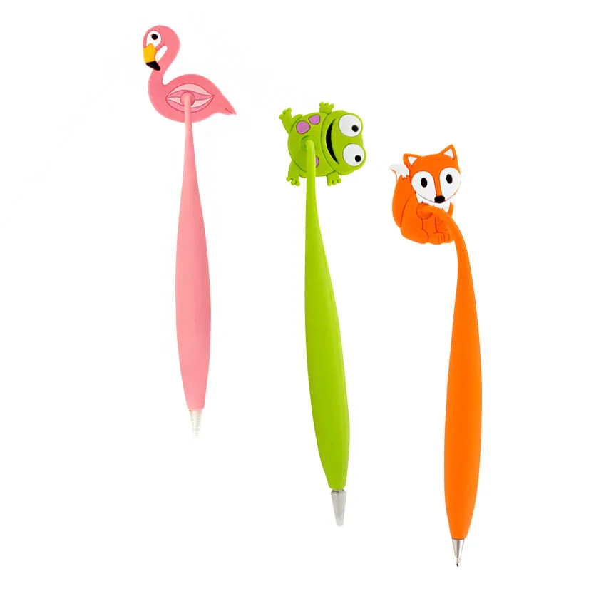 Туристический сувенир подарки на заказ новинка Детская Милая резиновая Магнитная шариковая ручка Вибрирующая магнитная холодильник