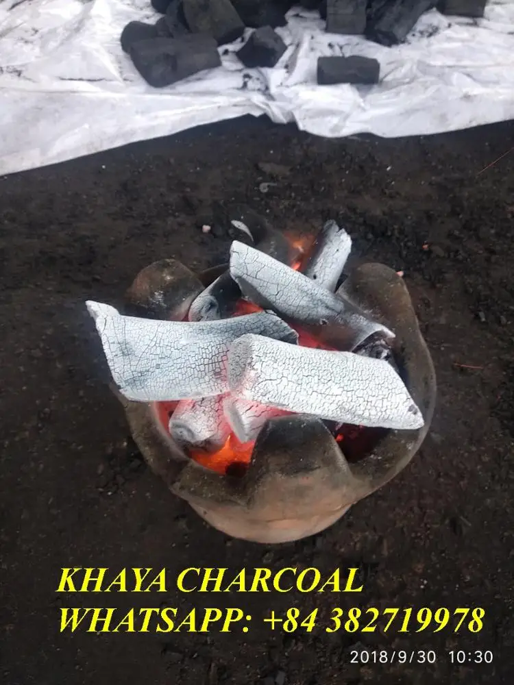 WHOLESALE PRICE HARDWOOD KHAYA CHARCOAL - MADE IN VIETNAM WHATSAPP: +84 911406611