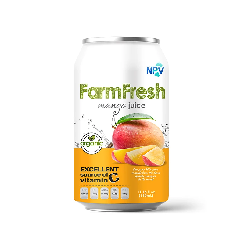  Бесплатный образец от оригинального производителя лучший соковый напиток 330 мл алюминиевая банка натуральный и чистый гуава