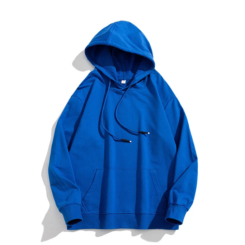 US EU Oversize Custom Hoodies Embroidered 100 Cotton Hooded Sweatshirt for Men Pink Avocado Black Green