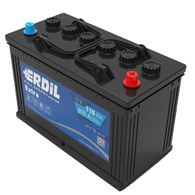 12 V 115 Ah Flat  truck battery