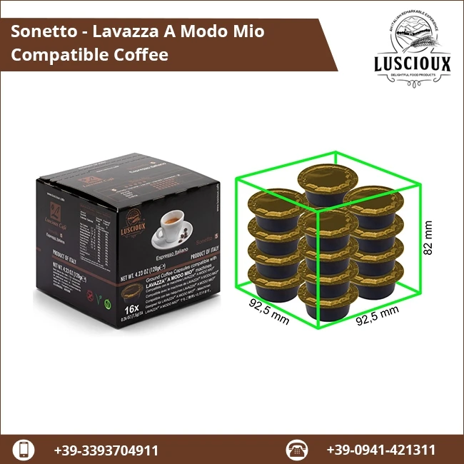 
2019 Widely Used Sonetto - Lavazza A Modo Mio Coffee Capsules at Best Price 