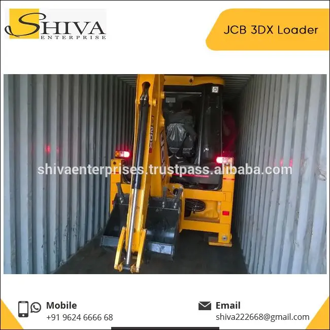 Higher Digging Capacity Long life Cycle JCB 3DX Backhoe Loader for Construction Use