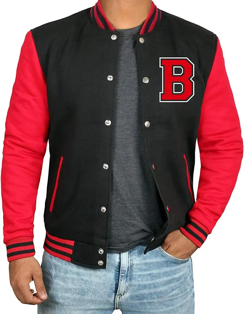 
Best Quality Designs private label men sports plain blank baseball jackets in American sizes 