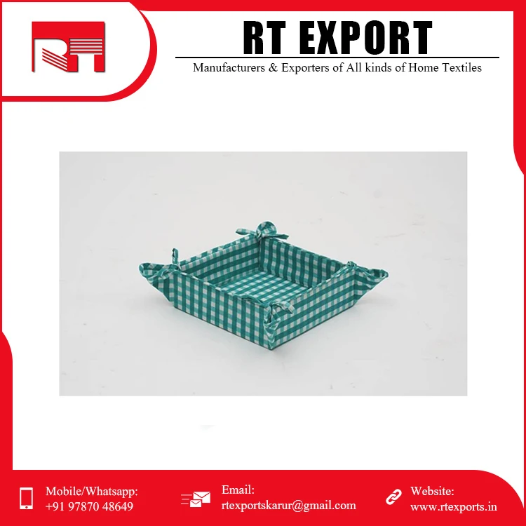 2021 Top Selling Product Bread Basket Cotton Basket at Market Price .