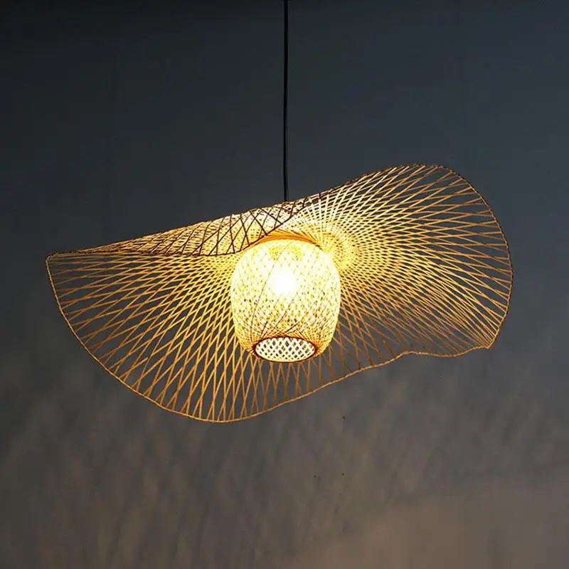 Wholesale Handmade Bamboo Ceiling Lamps Rattan Decorative Pendant Lamp Light, Chandeliers & Pendant Lights