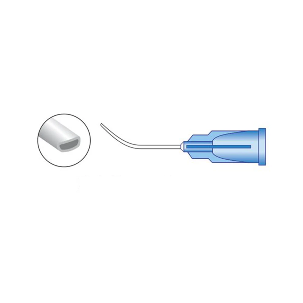 Top Quality Sterilized Ophthalmic Curved Sub Tenon Anesthesia Cannula Surgical Cannula At Best Price