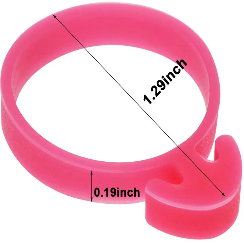 Customizable Superior Quality Silicone Piping Bag Ties Reusable Cake Decoration Bag Ties For Cake Tools