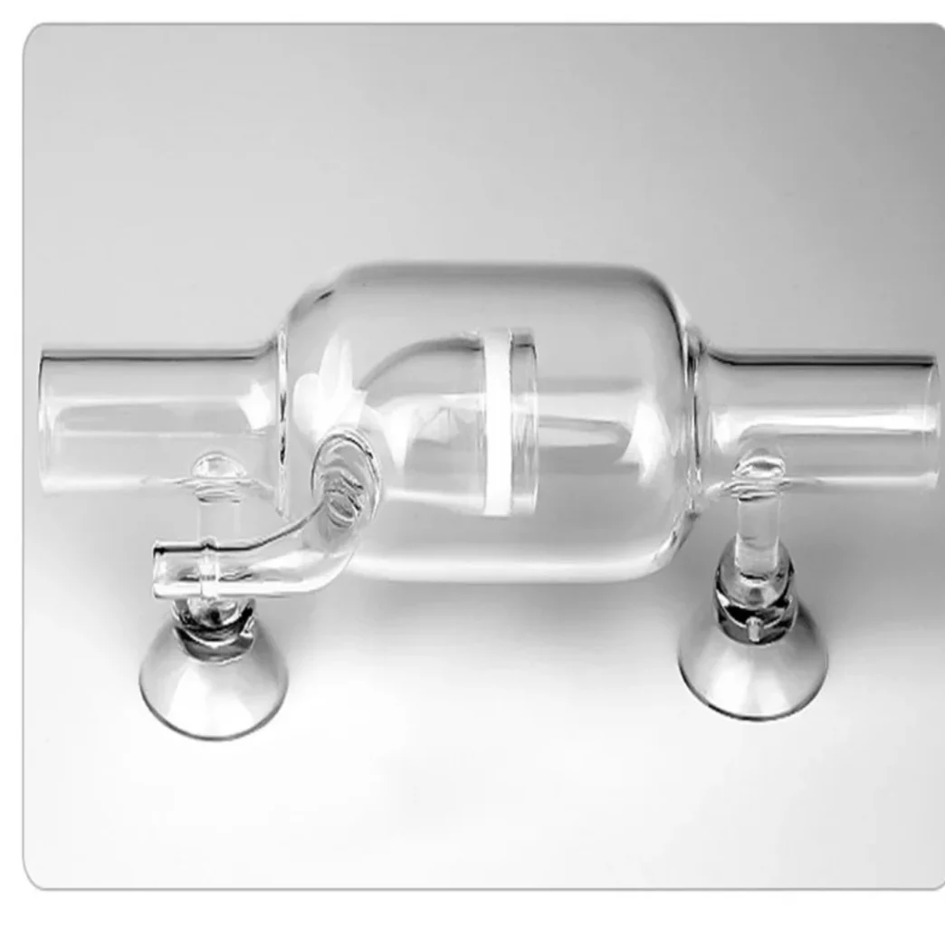 Aquatics Inline Diffuser 12/16 16/22 Glass CO2 Atomizer Bubble Diffuser Reactor Injector for Planted Aquariums Fish Tanks