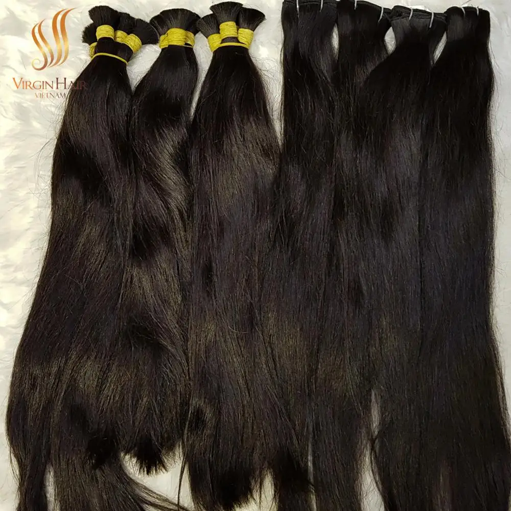 [ NEW HAIR ] Virgin Indian cuticle aligned hair raw unprocessed hair manufactures from Vietnam