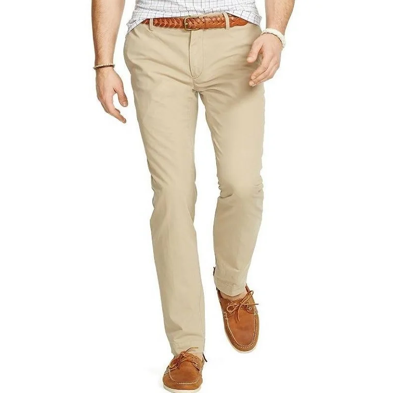 Wholesale Price High Quality Solid Straight Skinny Slim Fit Plain Formal Chino Trousers Pant For Men From Bangladesh