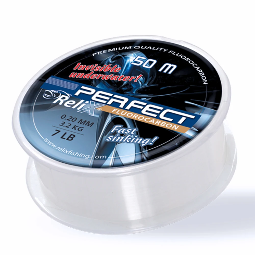 FLUOROCABON FISHING LINE PERFECT FC RELIX LINE 50M 2.5lb - 50lb