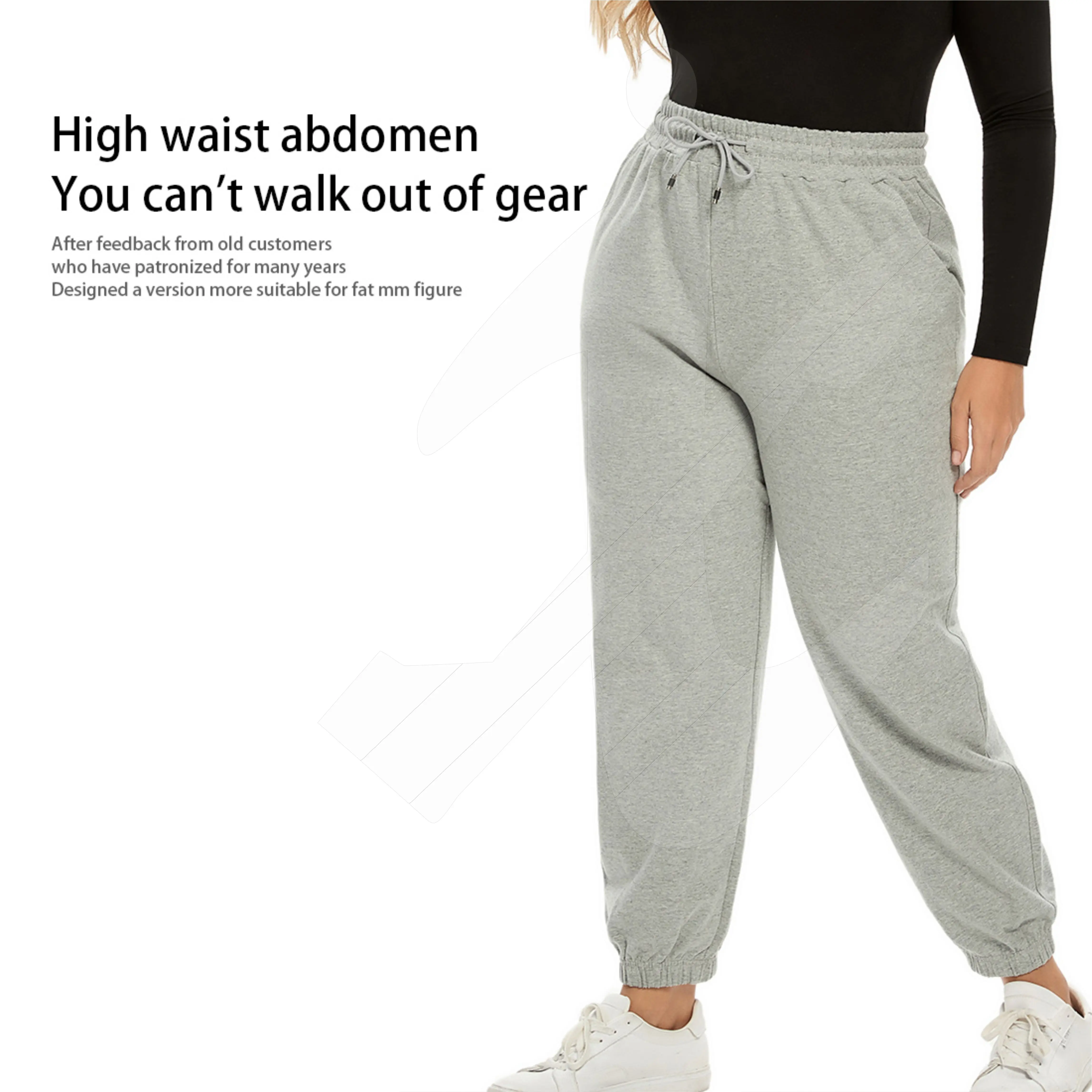 jogger Women Women Ladies Baggy Pants Loose Fit Elastic Waist Black Jogger Women Casual Trouser