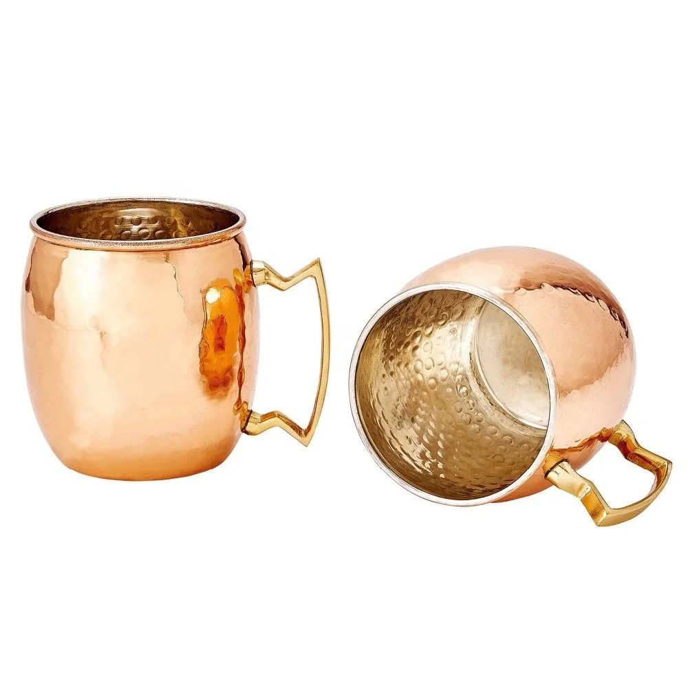 Demanding Designed 16 oz Moscow Mule Copper Mugs For Home Hotel Restaurant Office