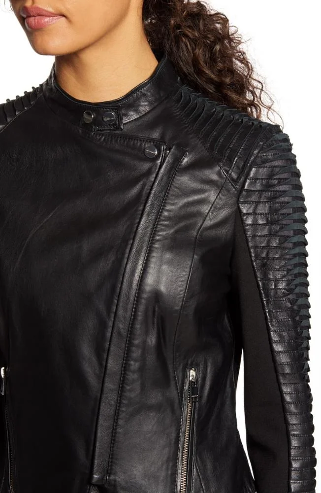 
New Design original Top High Quality Pure 100% Women Leather Jacket 
