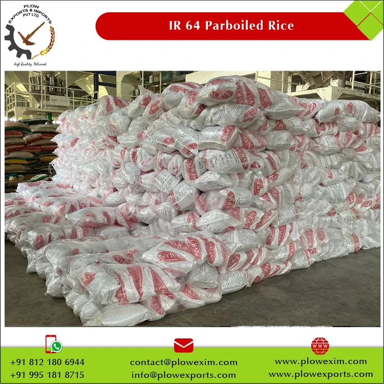 Wholesale Supplier of Best Quality Rich Aroma Long Grain Parboiled Rice/ IR64 Long Grain Parboiled Rice