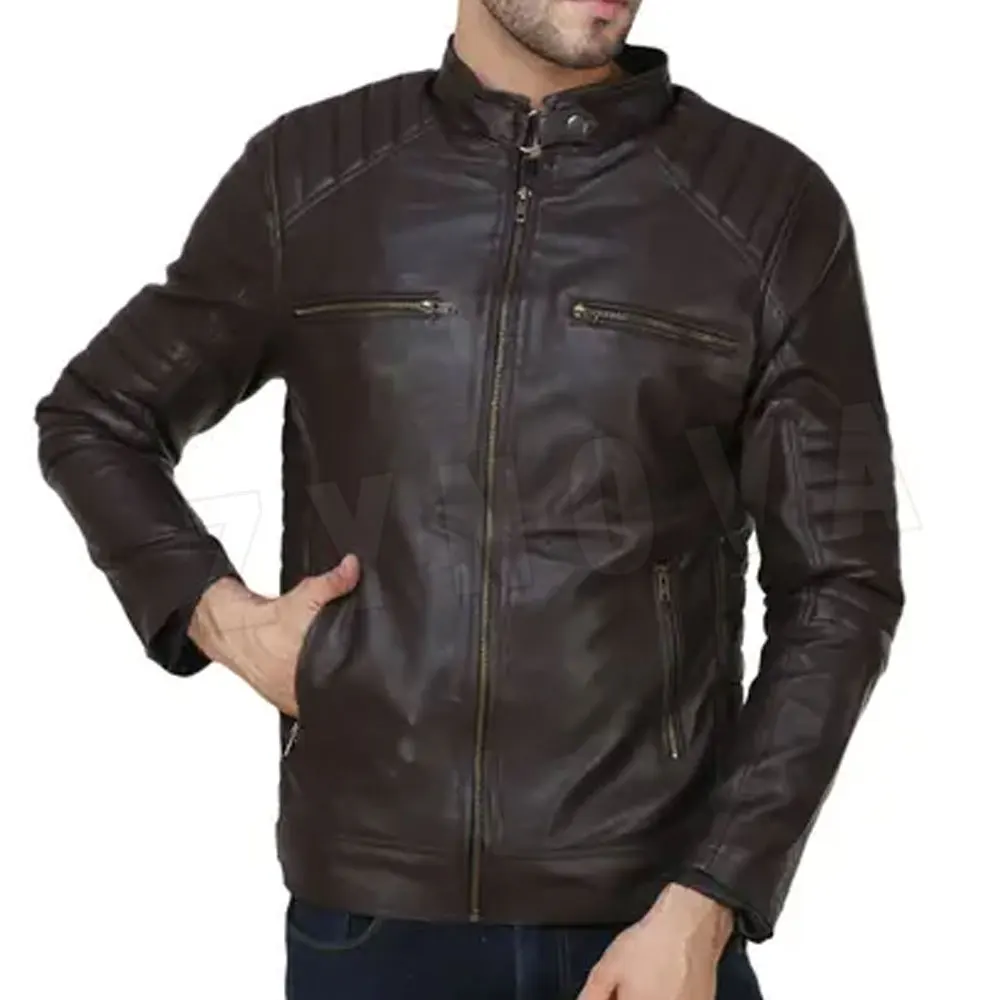 
New Style Fashion Leather Jacket With Reasonable Price Top Leather Jacket Men 