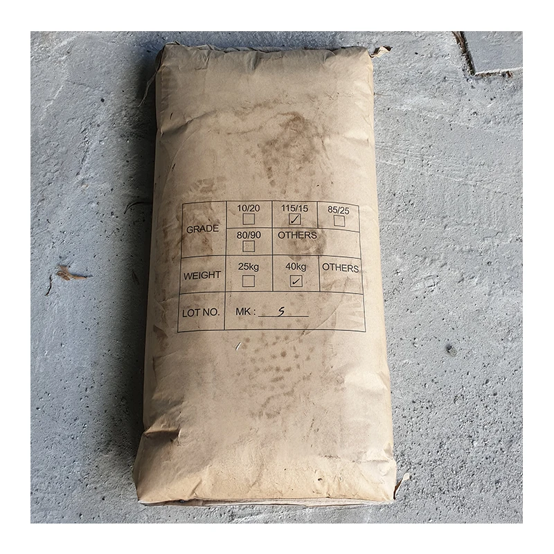 Hot Selling Wholesale Price Malaysia Blown Asphalt 115/15 (40kg) Raw Material for Waterproofing and Anti-corrosion