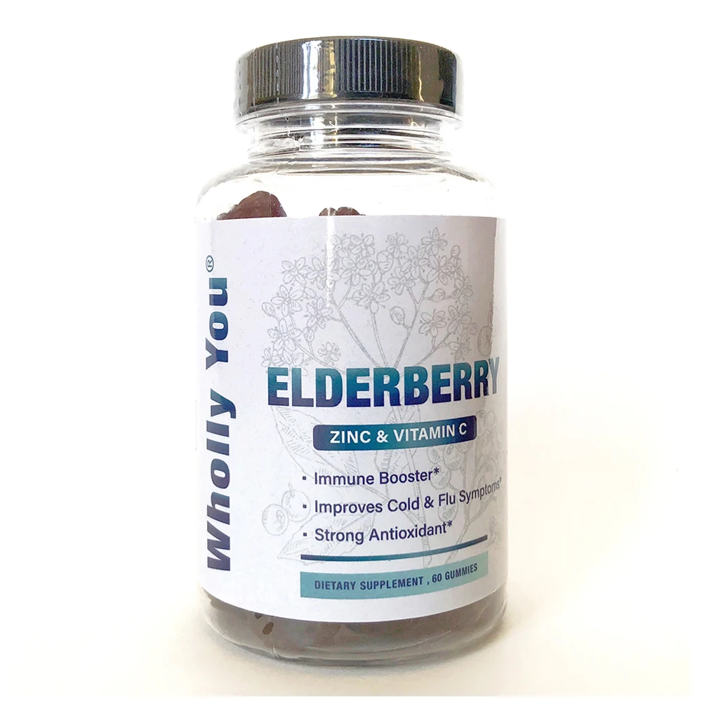 
Elberberry Plus Zinc & Vitamin C Gummies Dietary Supplement Immune Booster 