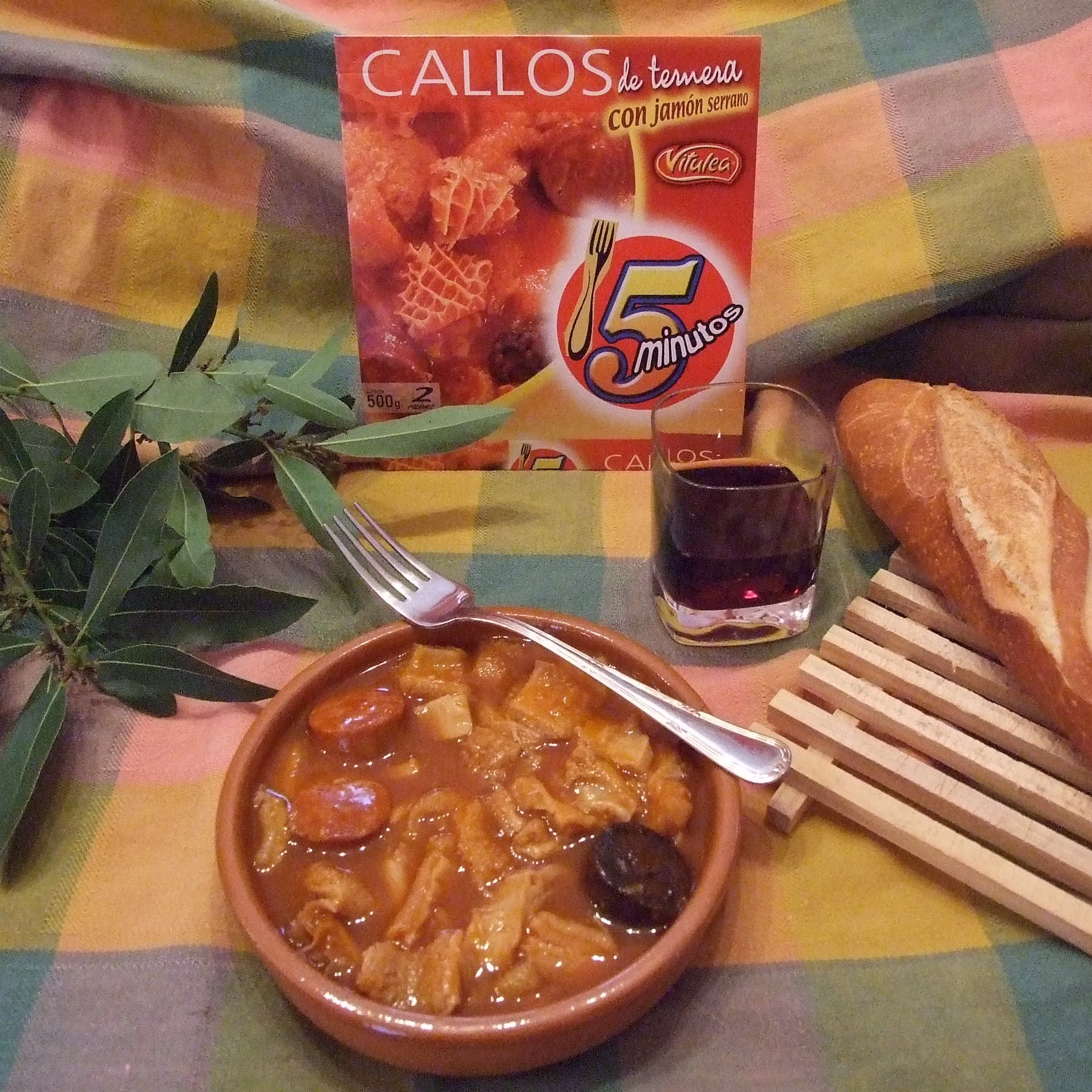 Veal tripe with serrano ham