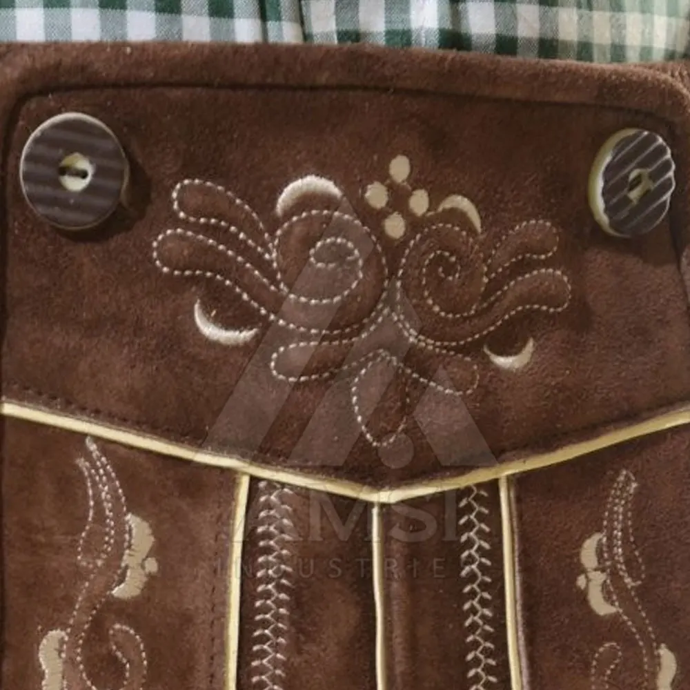 2022 New Arrival Men Lederhosen Shorts Solid Color Lederhosen Shorts