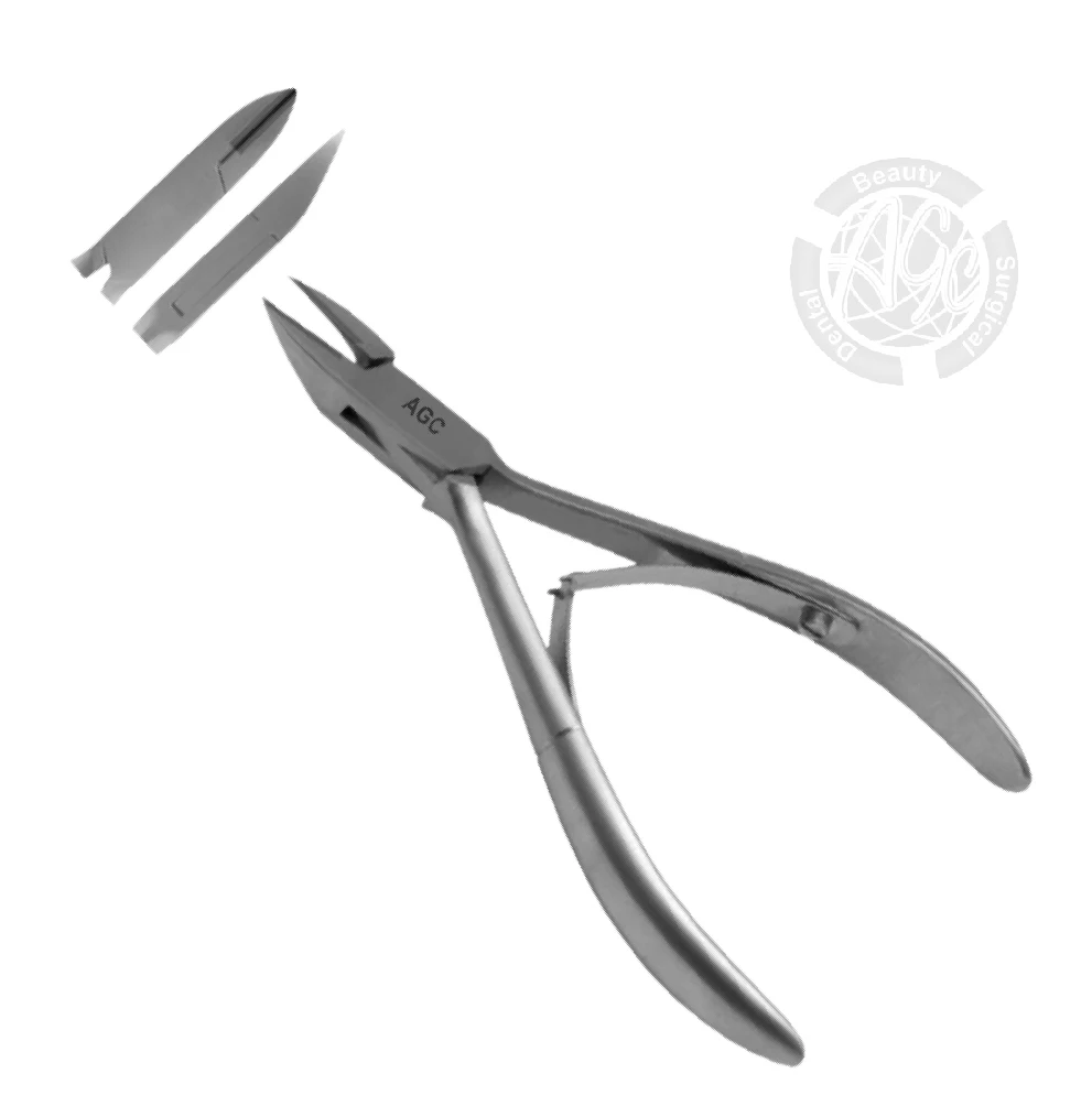  Новый стиль 440C боковой ногтевой резак из нержавеющей стали высококачественные острые лезвия для ногтей