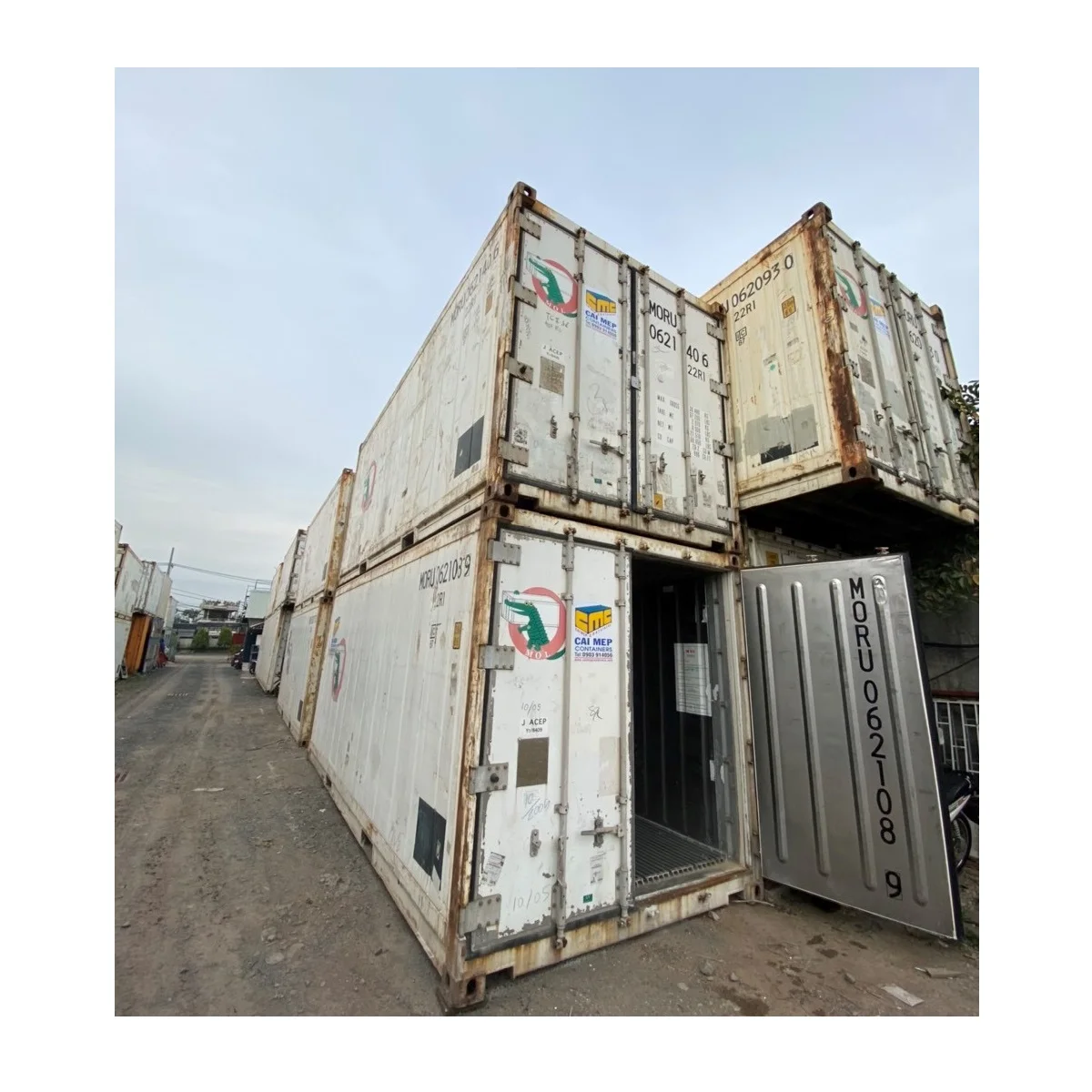 Max 10HP Min 6.5HP Power CSC Certificated 20 feet Reefer Standard Container - Used Made from Vietnam