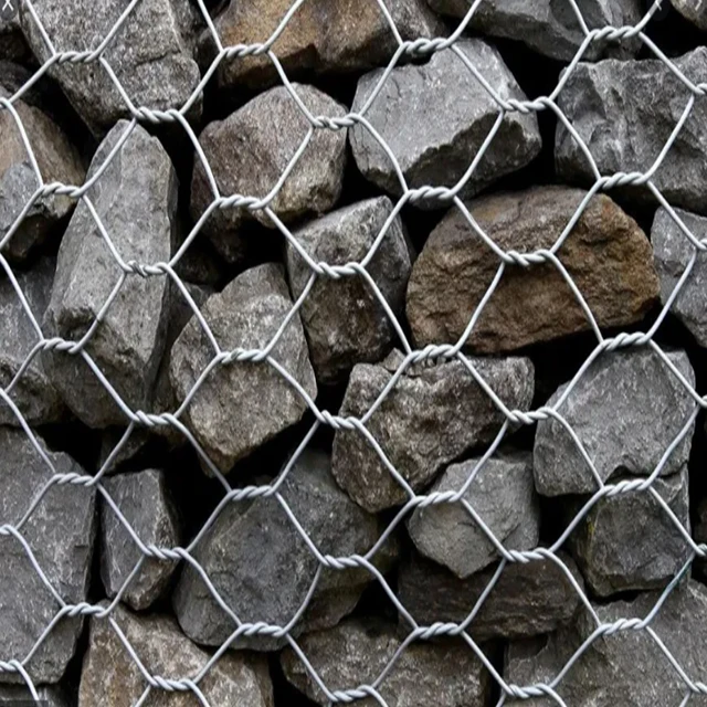 Factory stone gabion baskets cages cost of gabion retaining wall