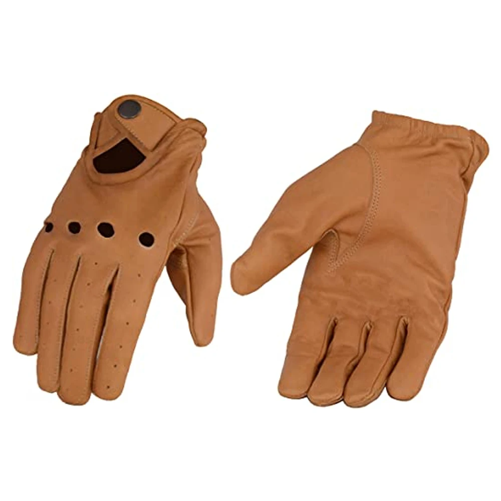 Прямая поставка с фабрики лидер продаж Модные кожаные перчатки из оленьей кожи без подкладки для водителя