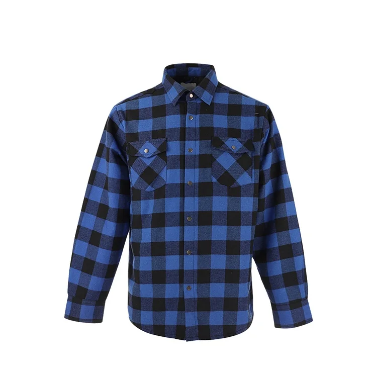 New style high quality wholesale custom men fashion designer flannel plaid shirts