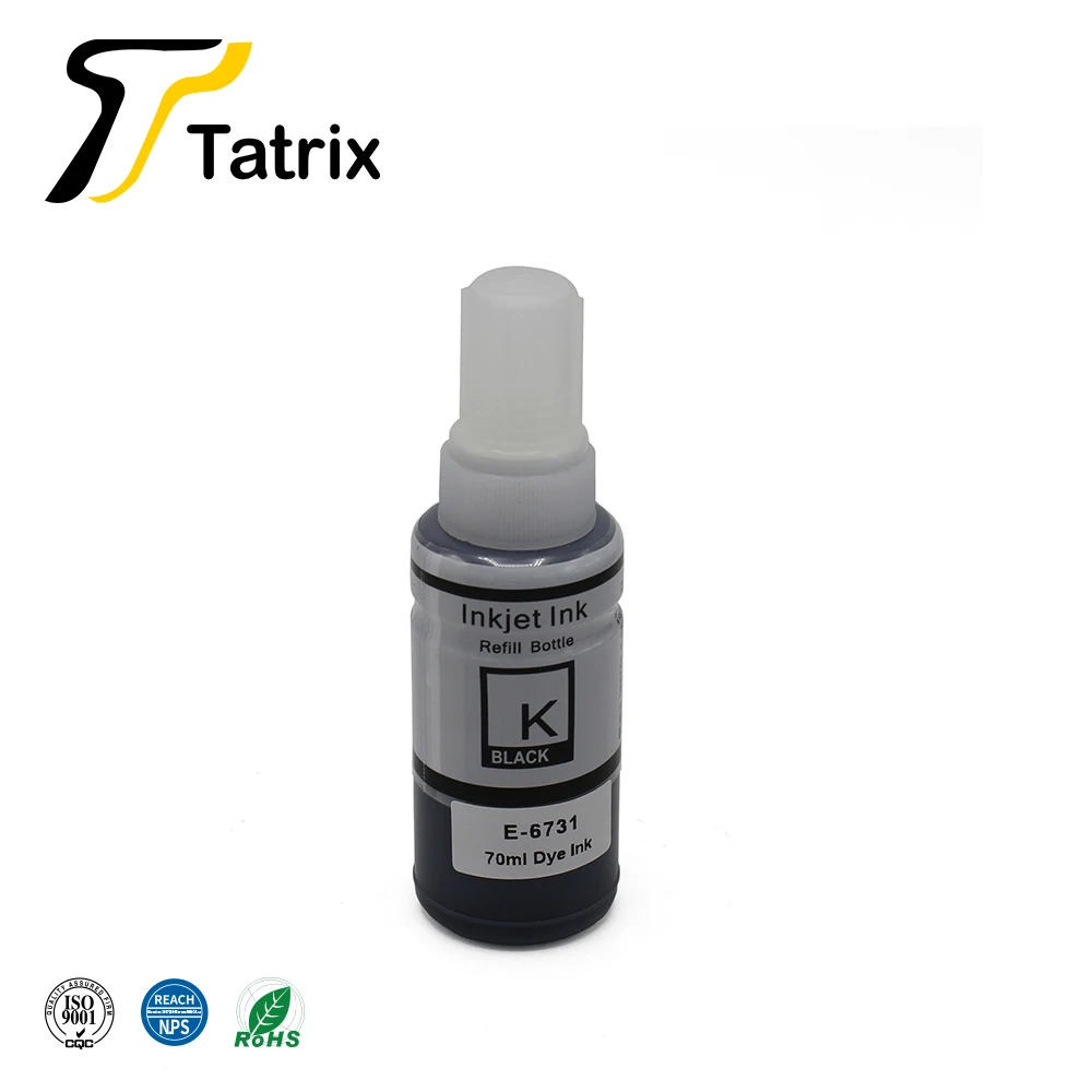 Чернила Tatrix RTS T6731 на водной основе совместимые с экологически чистыми красками 673 T673 - T6736 для Epson