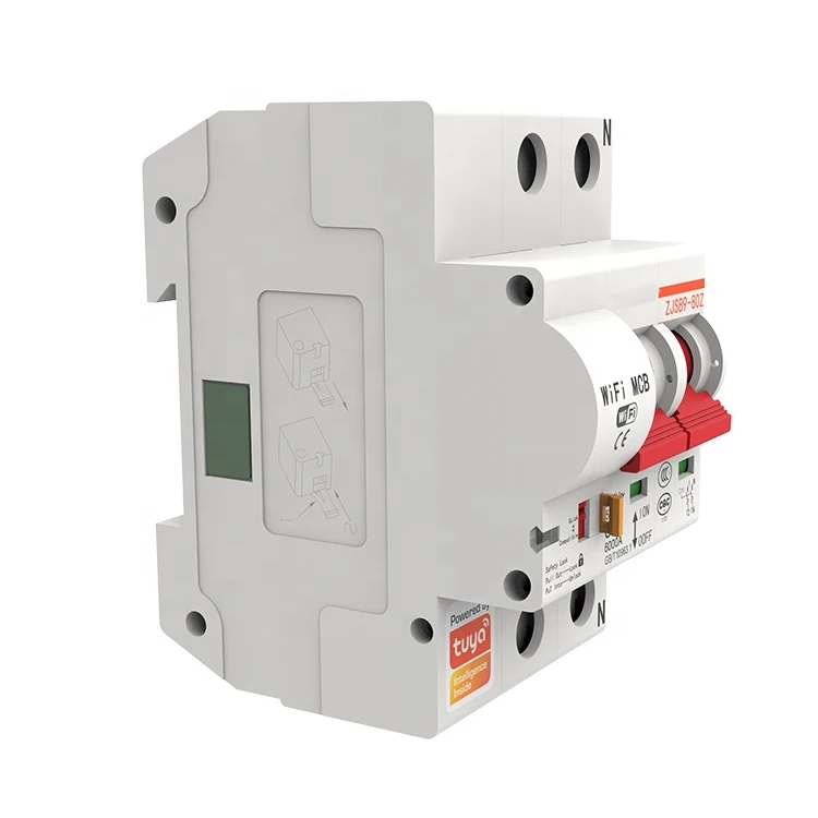 Tuya Smart Life 2P 80A WiFi Smart Circuit Breaker Overload Short-circuit Protection Works