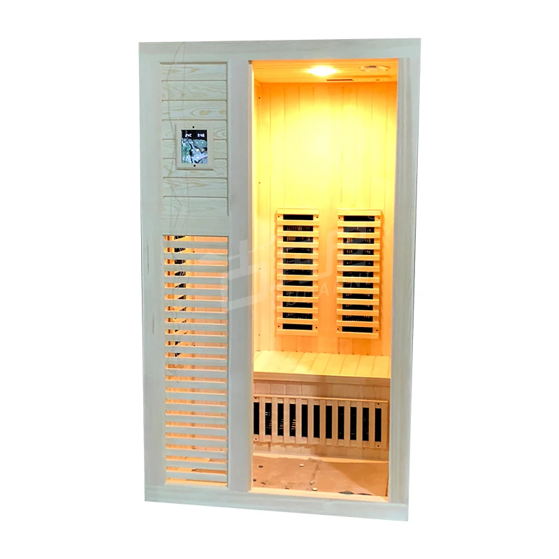 Diamond Hemlock Customized stone stove sauna room