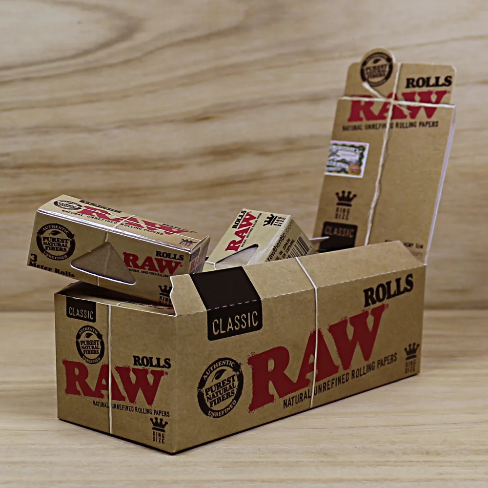 
Raw Smoking Rolling Paper King Size Slim White Paper 
