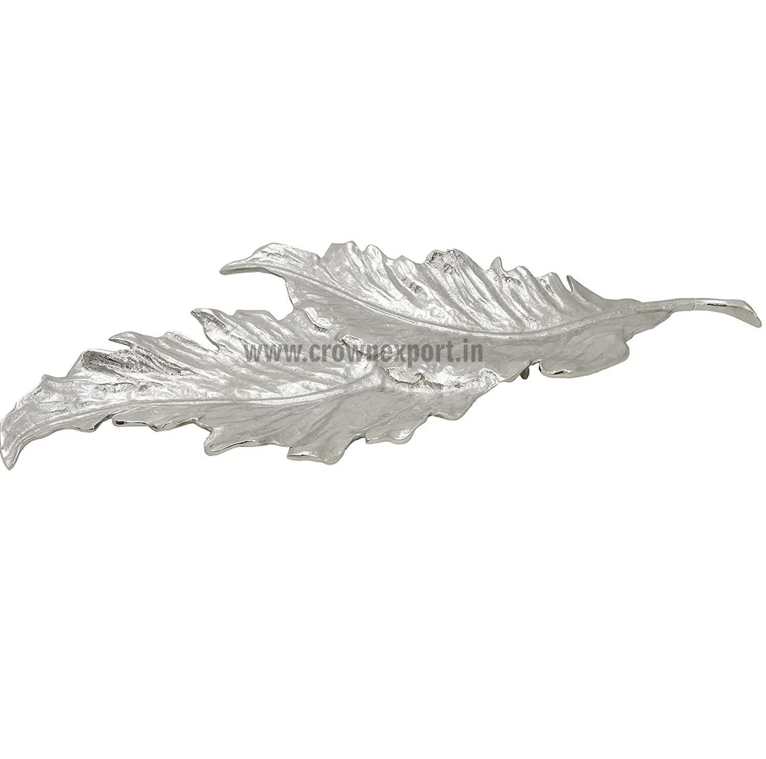 Dual Space Aluminium Metal Serving Tray Indian Stylish Rolling Tray Serving Dish in Unique Design Serving Platters in India