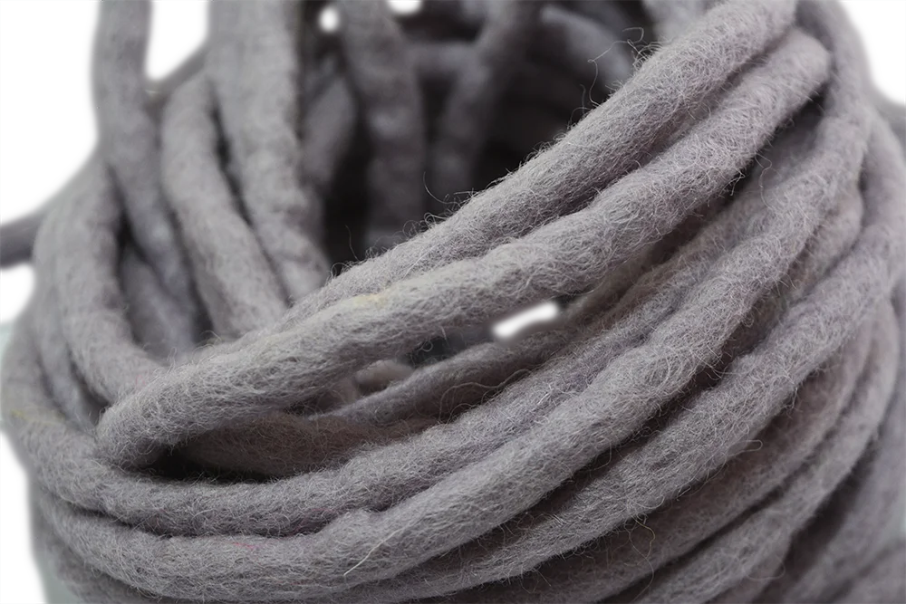 Grey 10m Felt Rope