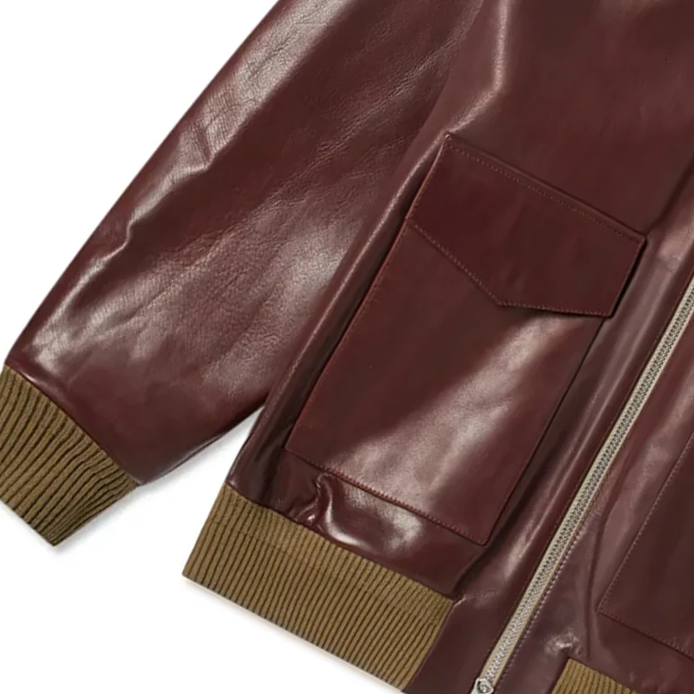 Мужская мотоциклетная куртка из искусственной кожи Классическая Повседневная куртка-бомбер на молнии с воротником-стойкой мужские куртки черного коричневого и кофейного цвета