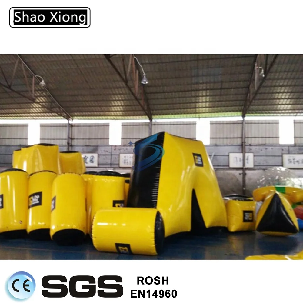 Cheap New Design Outdoor Paintball Bunkers Inflatable Tank Paintball Arena Barricades Obstacle Bunkers Field Equipment