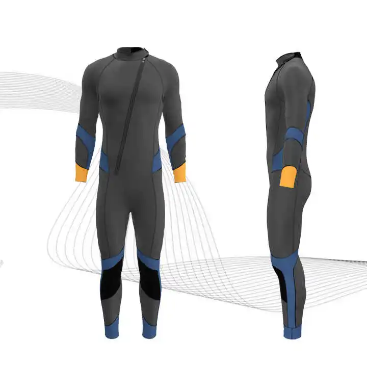 Hot Selling Unisex Wet Suit for Adults Fitness Scuba Diving Wetsuit with Dang RI Back Zip Plus Size Custom Logo XL Size