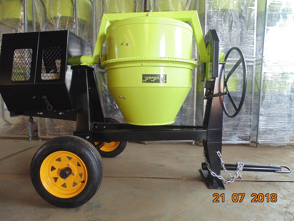 350L 6.5hp Petrol Mobile Concrete Mixer Cement Mixer Mixing Machine for Construction Use Heavy Duty