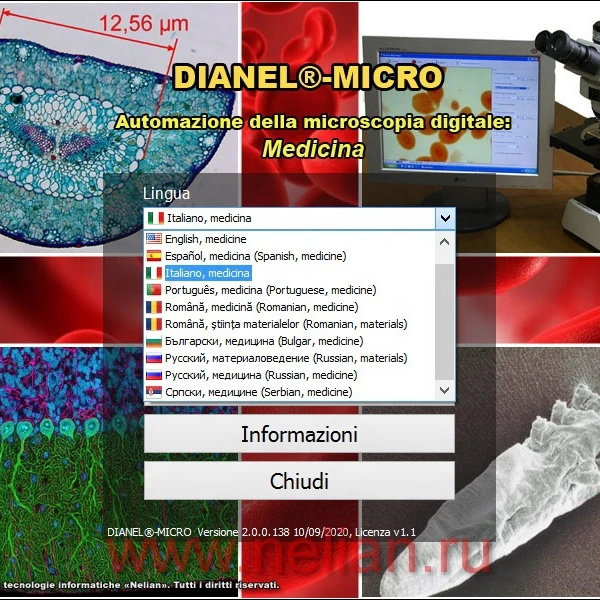 Dianel-Micro программное обеспечение № 1 для анализа живых кровяных клеток исследование качества диетионистов и специалистов комплексной