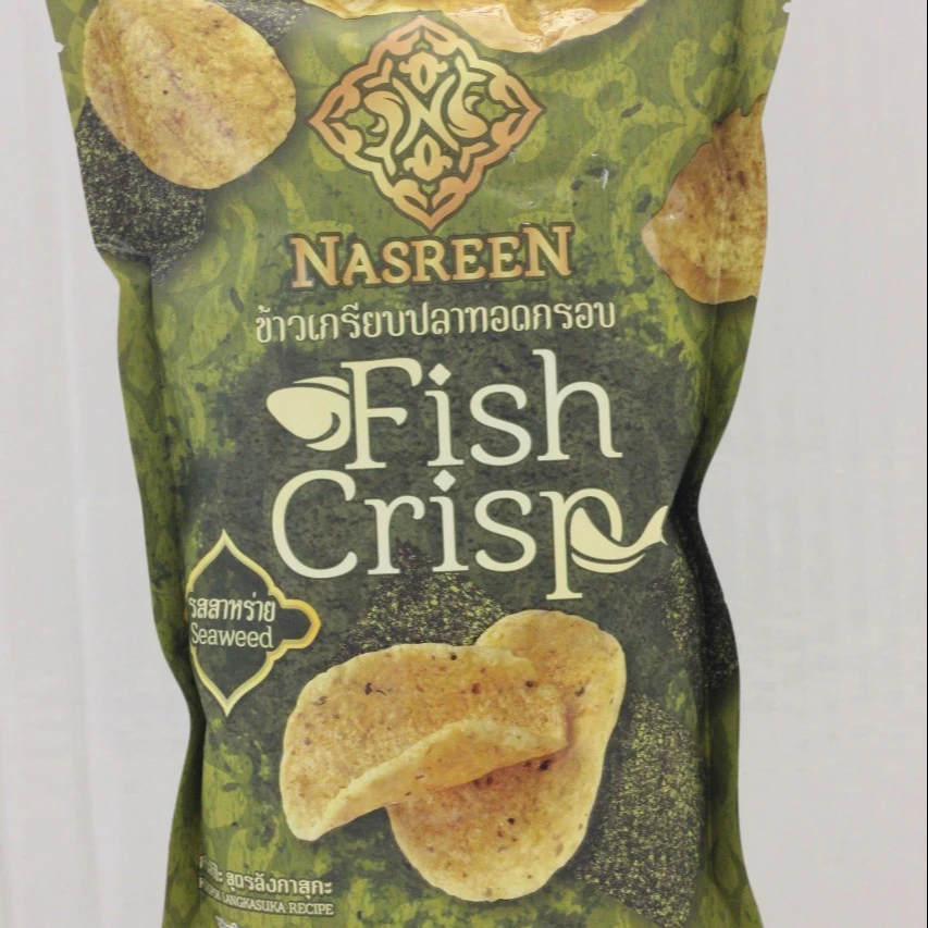 
Nasreen Premium Quality Thailand Seafood Thai Snack Seaweed Fish Crisp 