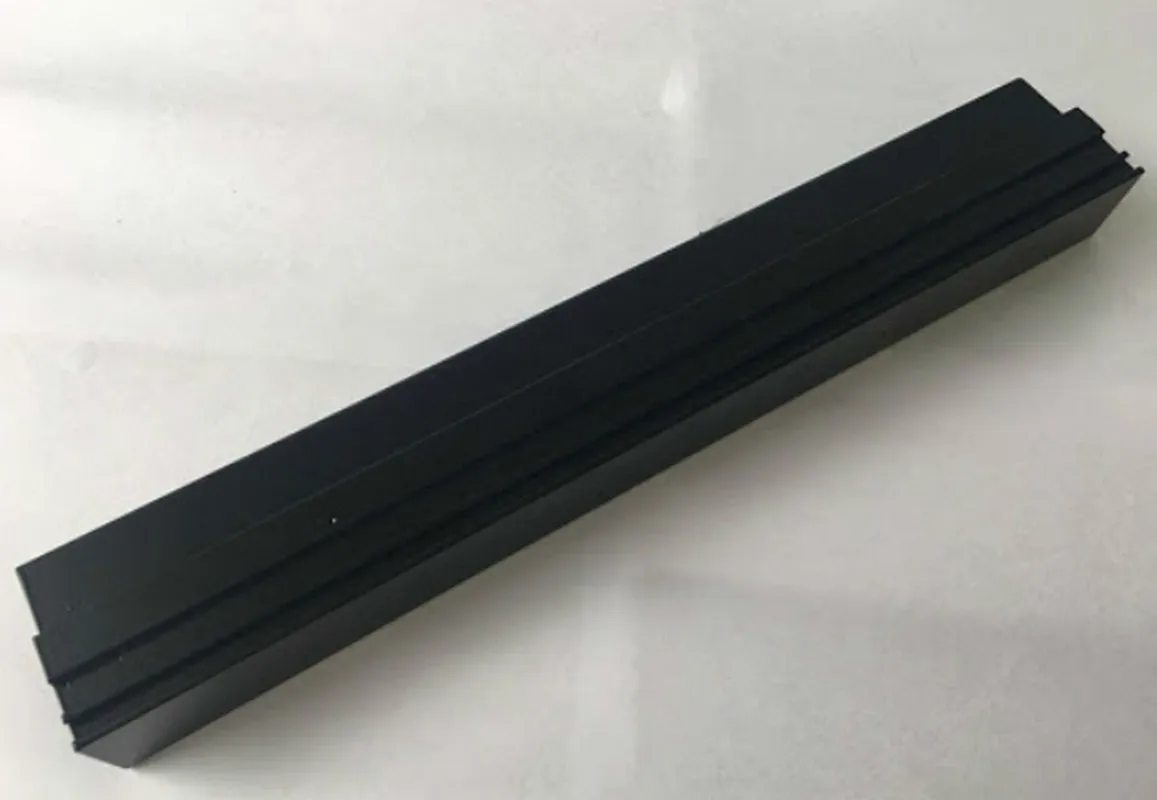 Черный светодиодный алюминиевый профиль для углового соединительного шкафа